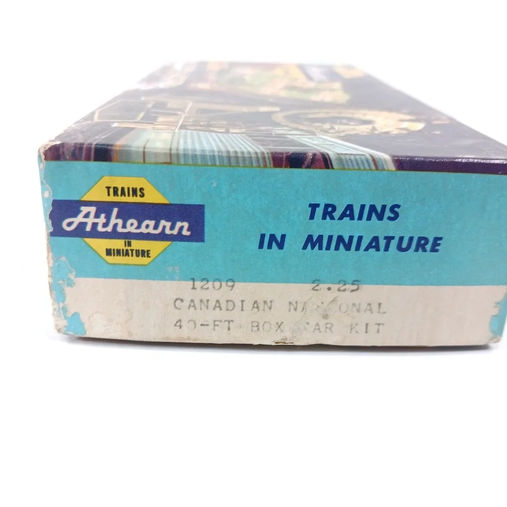 Athearn HO Scale Canadian National 40ft Box Car Kit 1209 Brown CN 486520 Train
